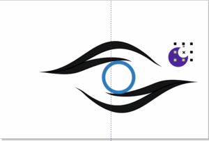 گام نهم طراحی لوگوی چشم